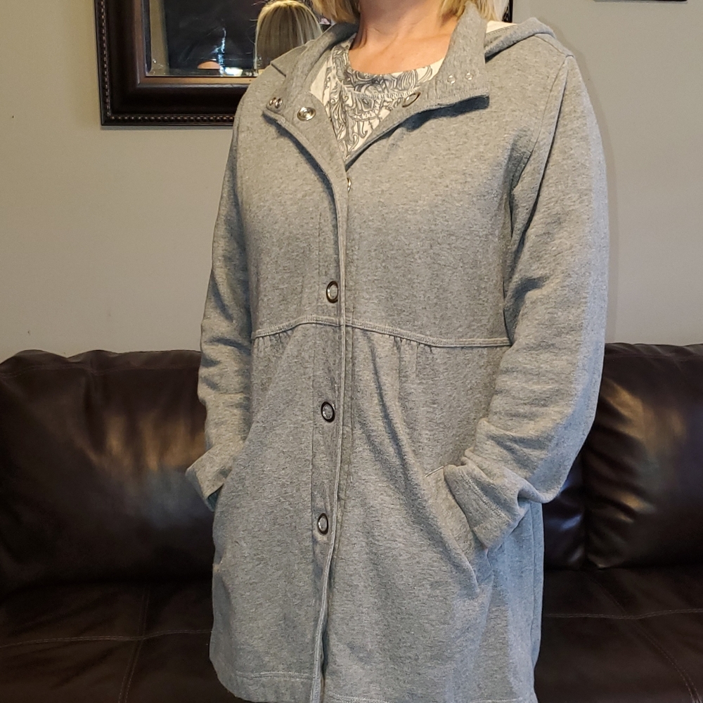 Gray over coat
